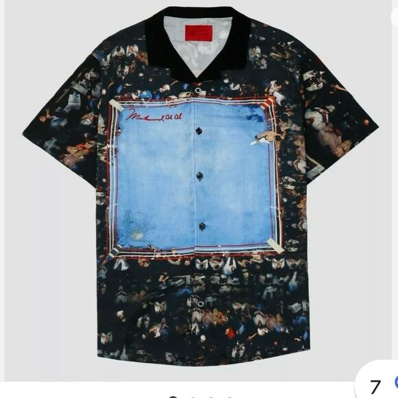 Muhammad Ali x Shoe PalaceLimited Edition Ring Rayon Button Down Shirt